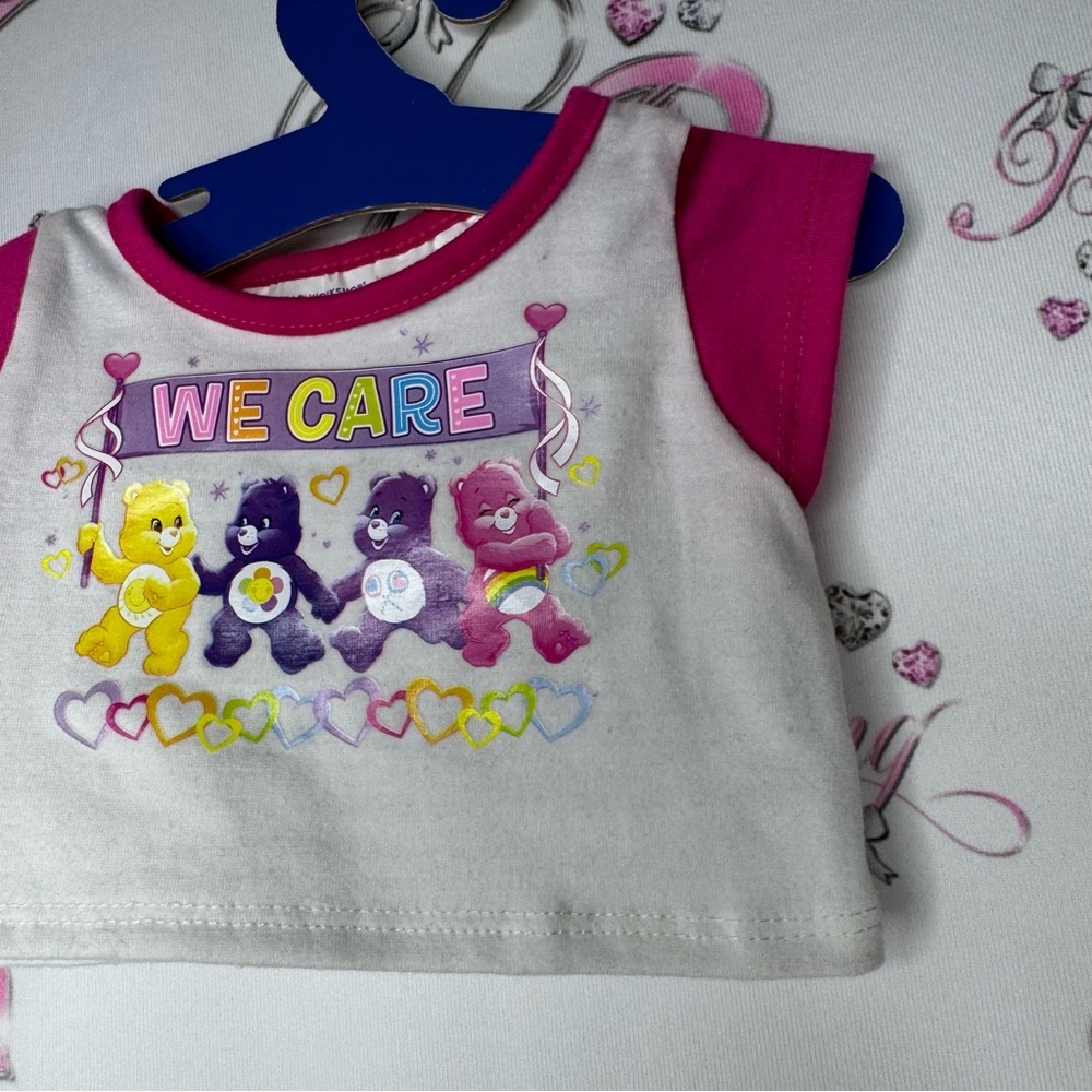 Care Bears build a bear tshirt mini cute for plush or small dog / animal BNWT - Picture 3 of 6